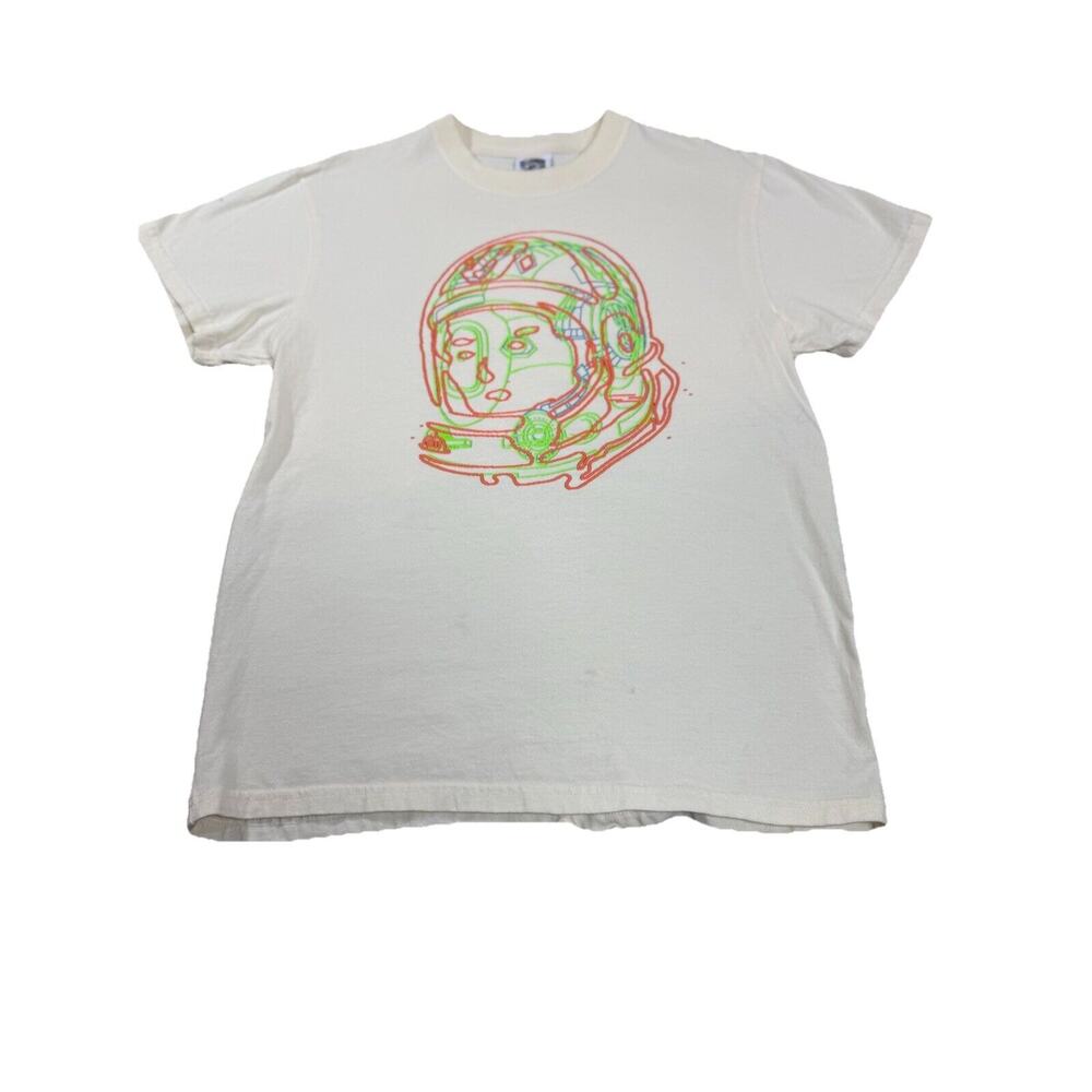 BILLIONAIRE BOYS CLUB BBC HELMET SS TEE GARDENIA SIZE M